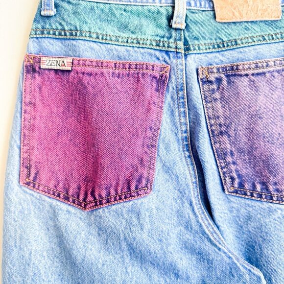 Zena Jeans Vintage Dyed DenimRelaxed Fit Jeans 25 - Picture 7 of 7